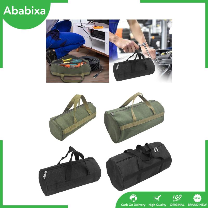 Zippered Tool Bag Wide Mouth Tool Handbag for Woodworker Plumber Electrician
