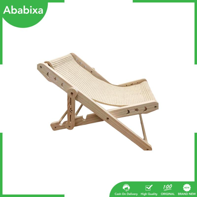 Cat Lounge Chair Cat Hammock Bed Floor Standing Resting Portable Furniture Pet Cot Cats Elevated Bed for Indoor Cats Rabbit Bunny Small Dogs