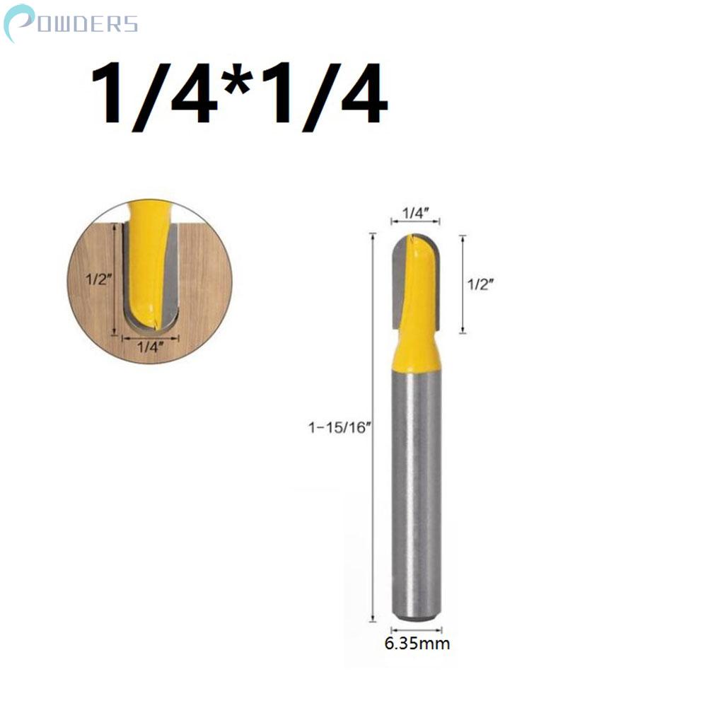 Mũi Phay Router Gỗ Lưỡi Dài 6.35mm Chuyên Dụng