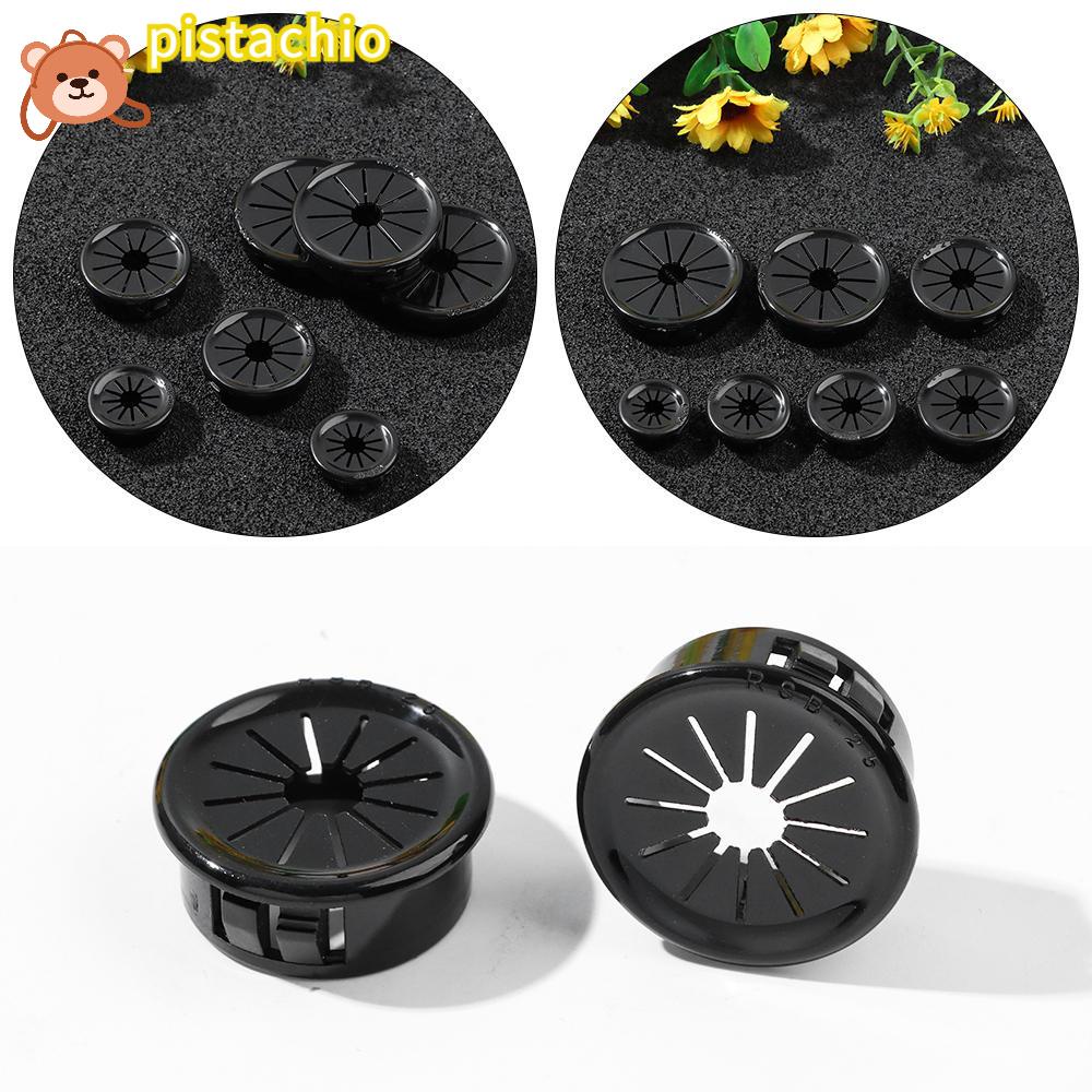 PISTA Set 10 Vỏ Bọc Dây Điện Có Lỗ Tiện Dụng Cho Văn Phòng