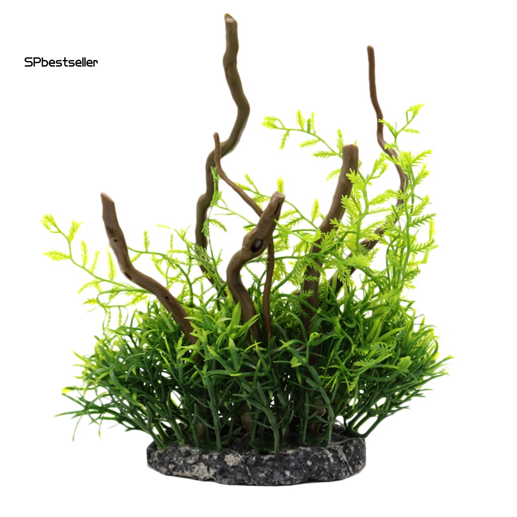 Cây Cảnh Giả Màu Sắc Tươi Sáng Trang Trí Bể Cá