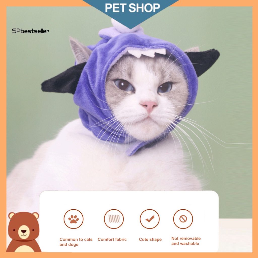 Mũ Nhung Cài Đầu Hình Quái Vật Hoạt Hình Một Mắt Cho Thú Cưng