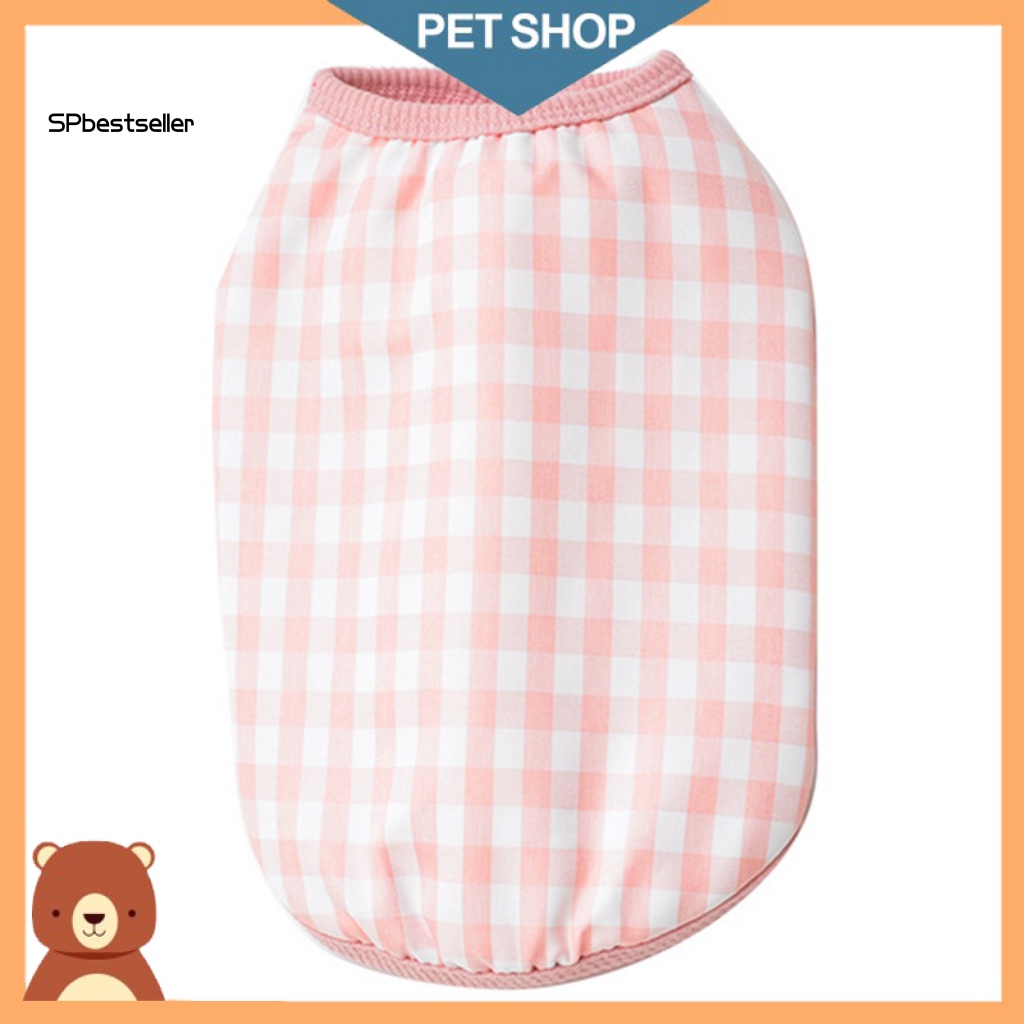 Sp Fine Workmanship Áo Khoác Họa Tiết Caro Cho Thú Cưng