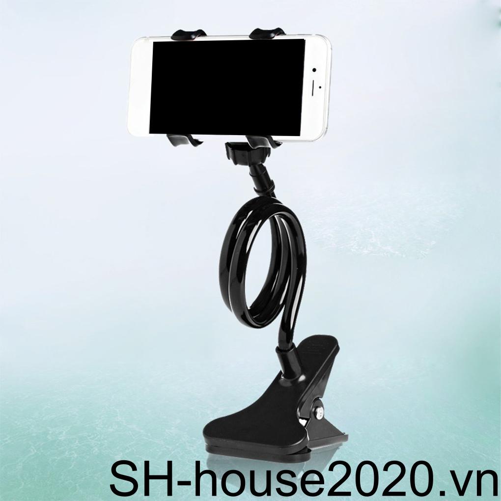 Giá Đỡ Điện Thoại Cổ Ngỗng Linh Hoạt Xoay 360 Độ Gắn Cạnh Giường Ngủ