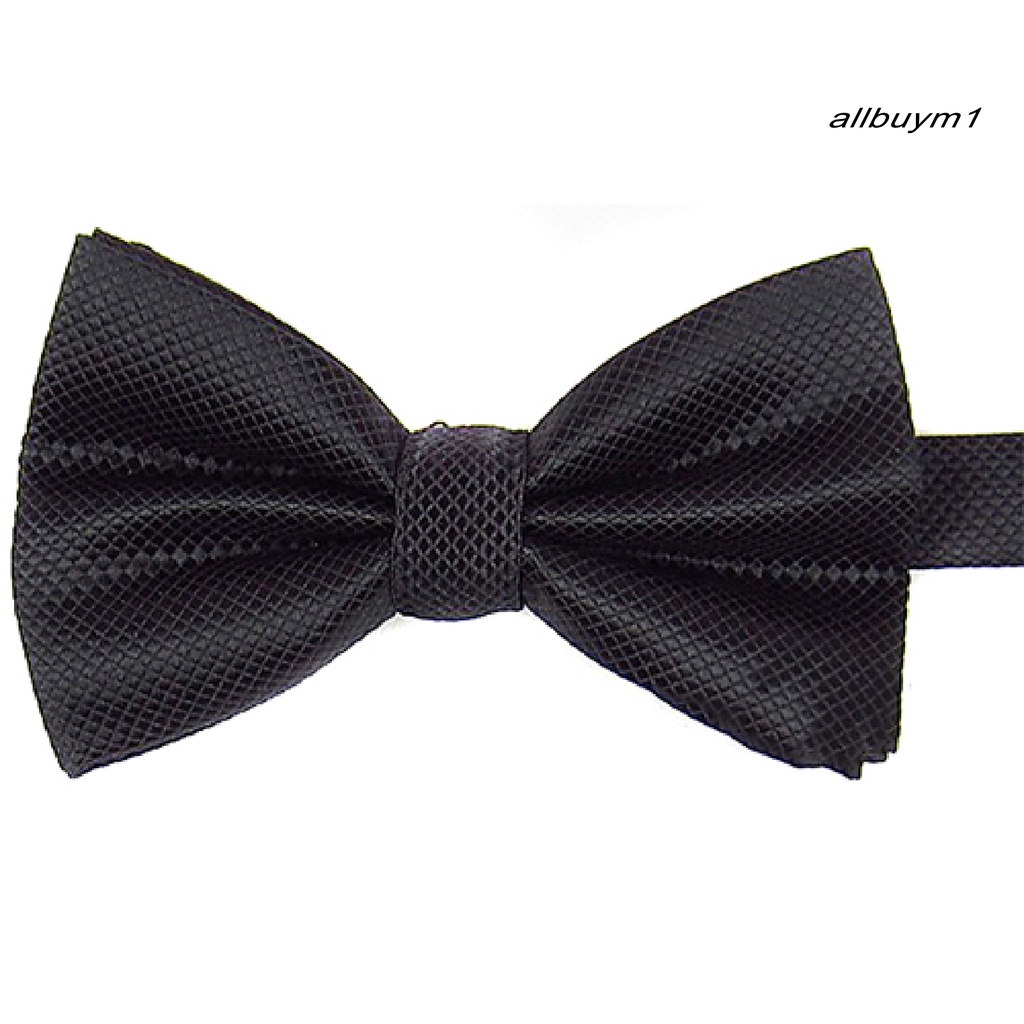 Cà Vạt Nơ Họa Tiết Kẻ Sọc Chất Liệu Polyester Cho Nam
