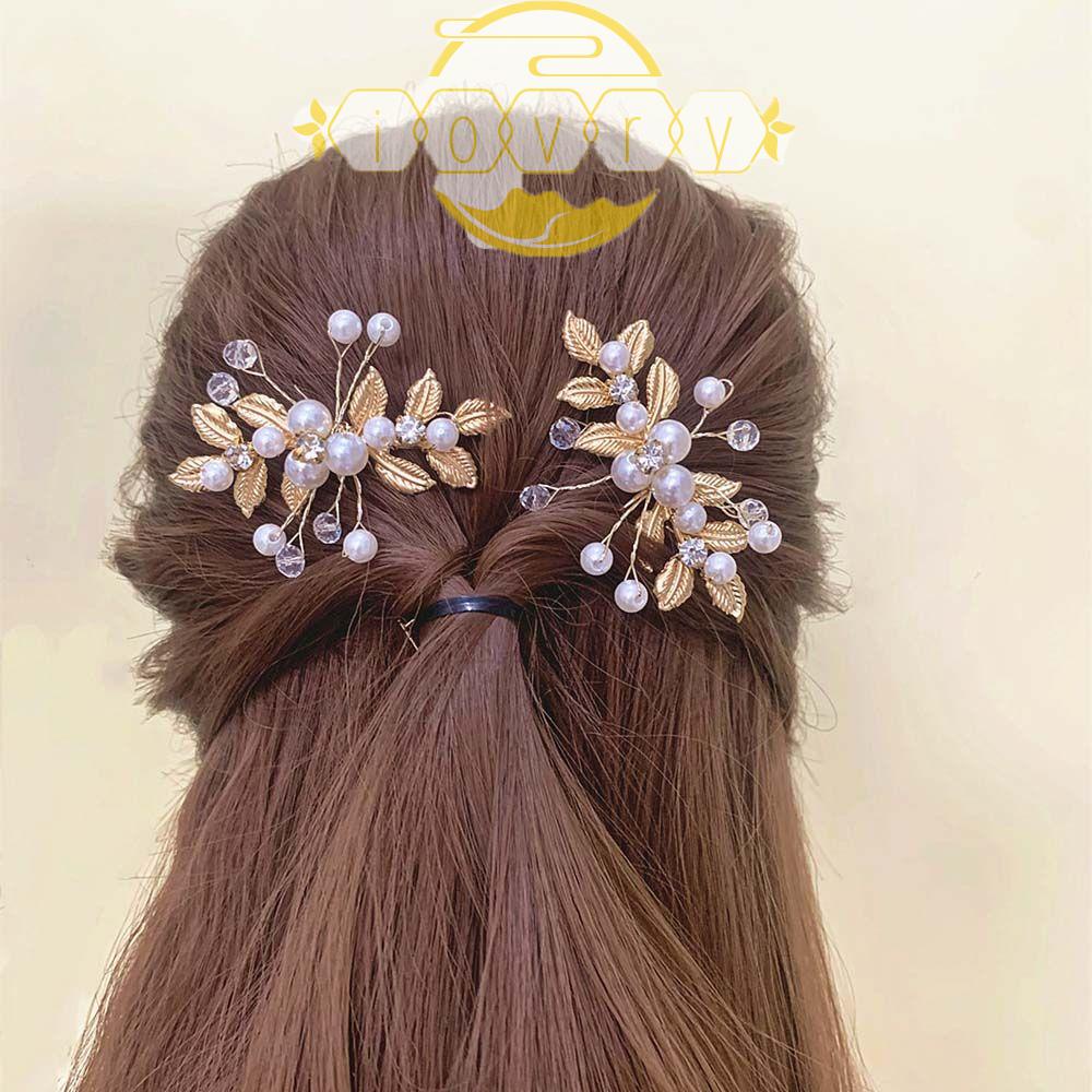 IVORY Trâm Cài Tóc Chữ U Phong Cách Trung Hoa Cổ Điển Cho Cô Dâu