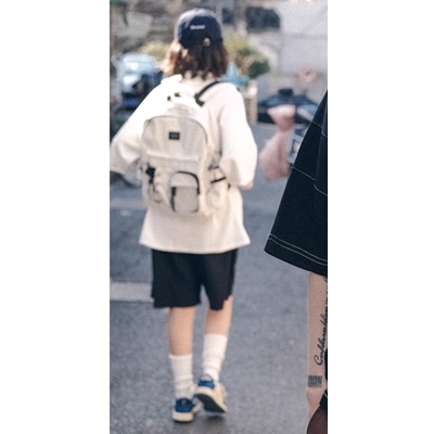 &lt; Ice Edge} Áo Thun POLO Tay Dài Rộng Nửa Vai Màu Trắng Tiêu Chuẩn Cho Nam