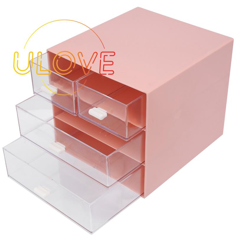 Hộp Đựng Đồ Trang Điểm Với 4 Ngăn Kéo Sắp Xếp Gọn Gàng Cho Nhà Tắm