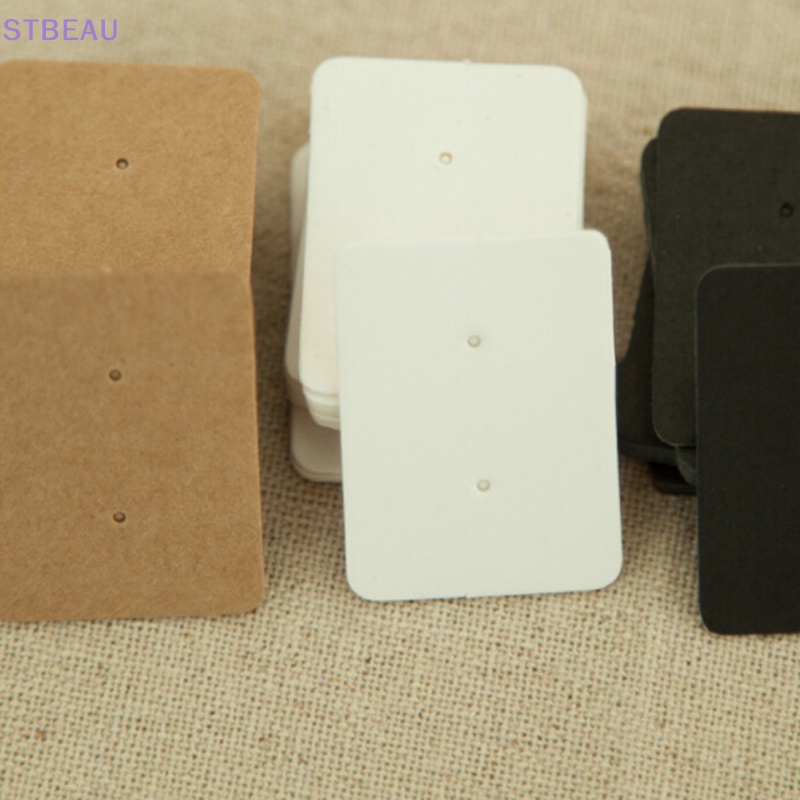 [Cxsteau] Set 50 Giá Đỡ Trưng Bày Bông Tai Dạng Treo Bằng Giấy Kraft MME