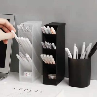 Kệ nhựa ngăn đựng bút,mỹ phẩm, đồ trang điểm, đồ dùng,hộp ống cắm bút