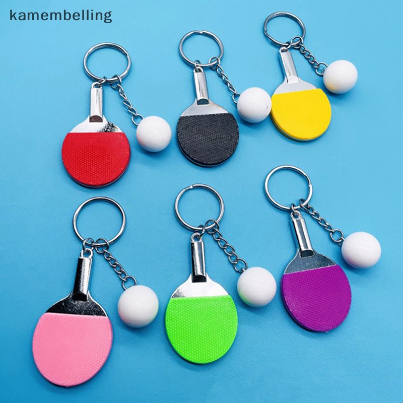 Kamembelling Móc Khóa Hình Quả Cầu Lông Ping Pong