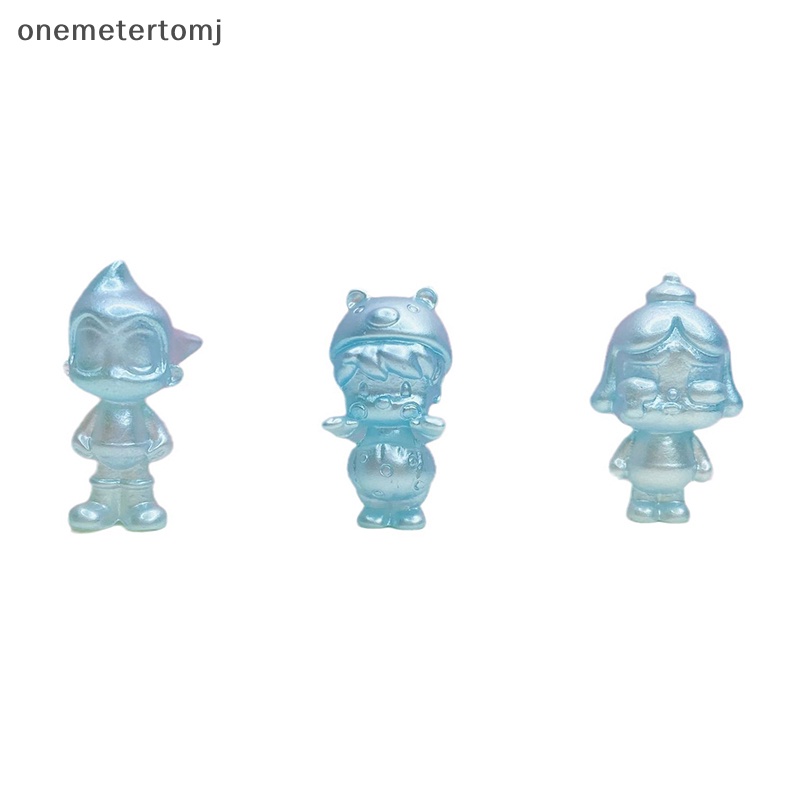 Set 2 Móc Khóa Hình Búp Bê Ma Đa Dạng 3D Phát Sáng DIY