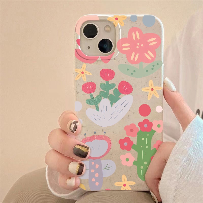 Ốp Điện Thoại Mềm Chống Sốc Họa Tiết Cây Xương Rồng Đơn Giản Cho Iphone12 8 plus14pro 11max 137