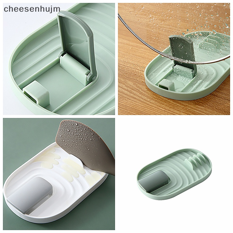 Giá Đỡ Muỗng Nấu Ăn Bằng Nhựa Cách Nhiệt Tiện Dụng Cho Nhà Bếp