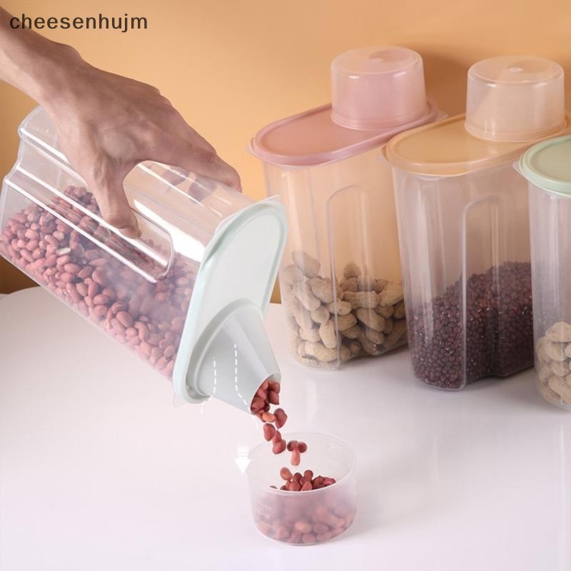 Hộp Đựng Ngũ Cốc Bằng Nhựa Tiện Dụng Cho Nhà Bếp