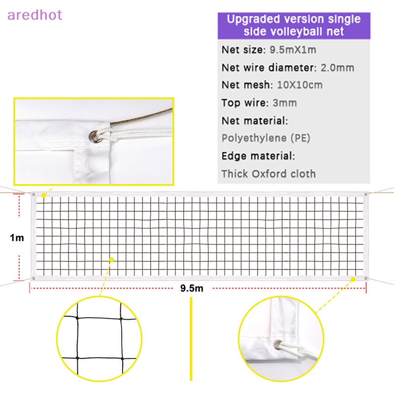 Lưới Bóng Chuyền Tiêu Chuẩn 9.5 X 1M Kèm Túi Đựng Tiện Dụng Mới