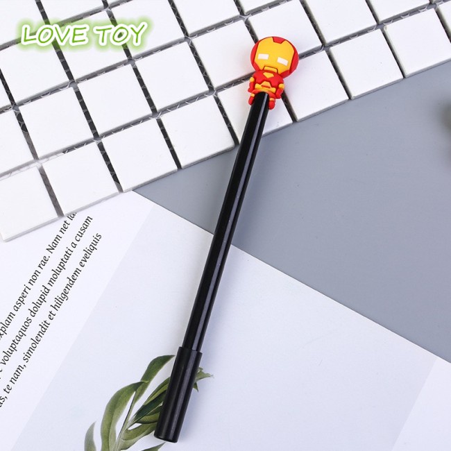 Bút Mực Gel Ngòi 0.5mm Tạo Hình Siêu Anh Hùng Dễ Thương