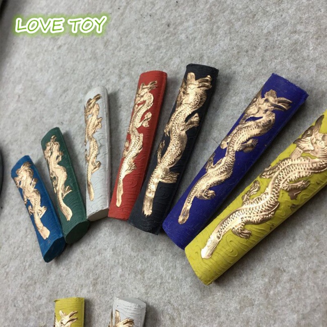 Nkodok Khối Lập Phương Mực Màu Trơn Họa Tiết Rồng Hoa Mẫu Đơn Trung Quốc