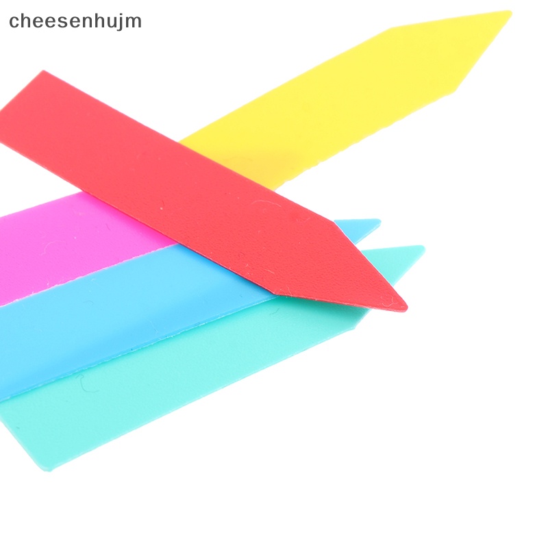 Set 100 Nhãn Tên Bằng Nhựa 5 * 1cm Nhiều Màu Sắc