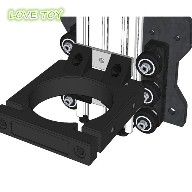 Ngàm Gắn Trục Bộ Định Tuyến 52mm 65mm 71mm Cho Máy CNC C-BEAM