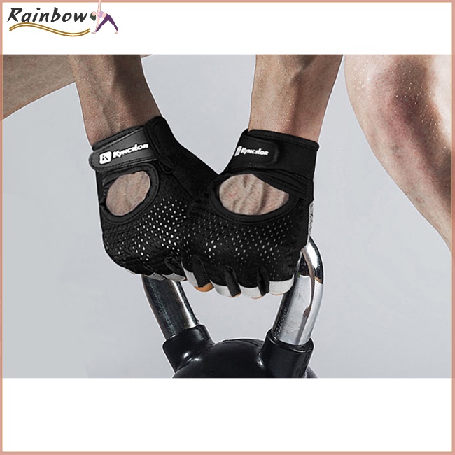 1 Đôi Găng Tay Thể Thao Nửa Ngón Chống Trượt Thấm Hút Mồ Hôi