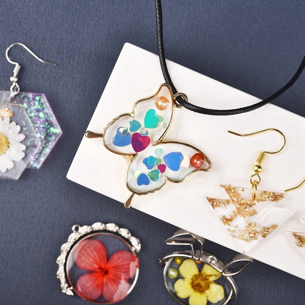 10g đầy màu sắc UV nhựa Keo UV Chữa Epoxy UV Keo Pigment DIY Trang sức Làm Gel Thuốc nhuộm nhanh khô Keo