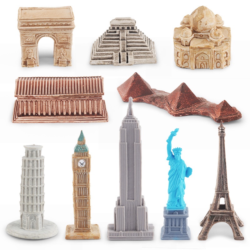Set 10 Mô Hình Tháp Eiffel Trang Trí Bàn