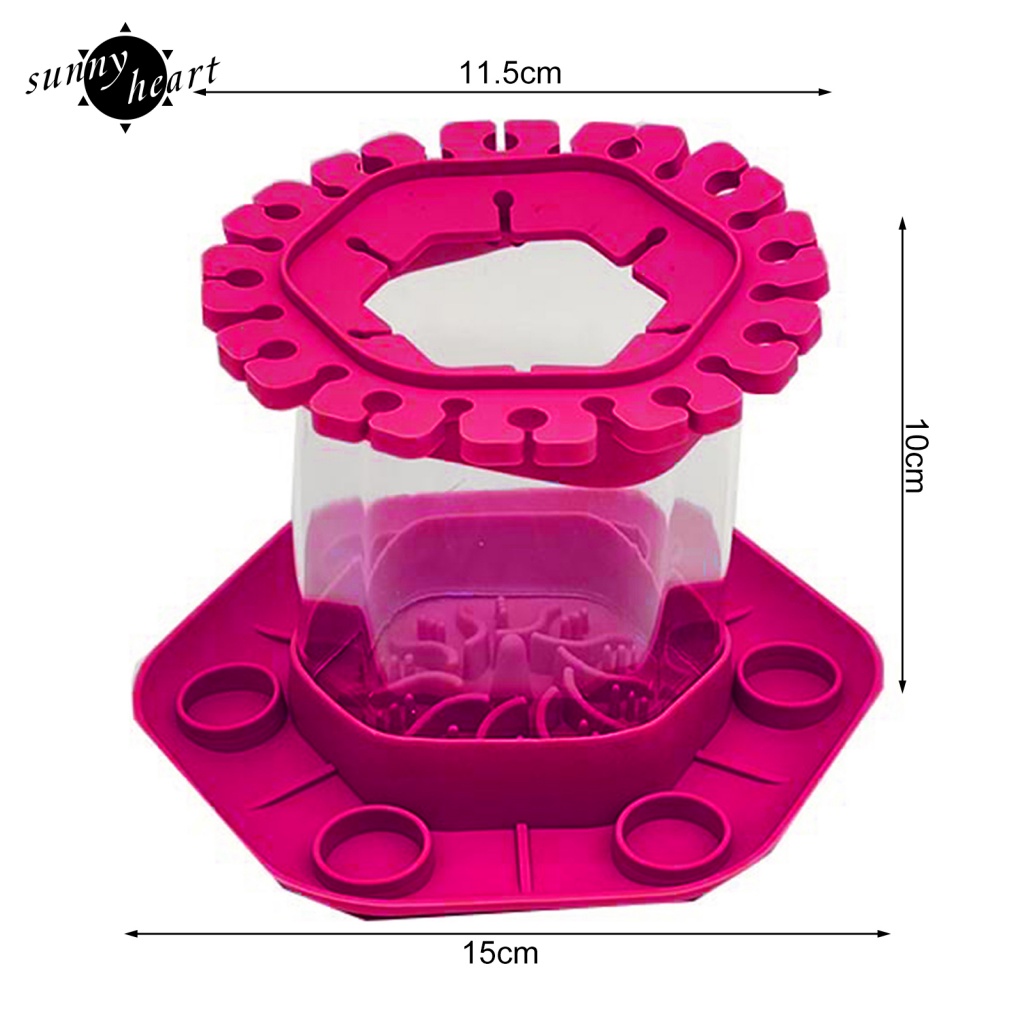 Sunnyheart Dụng Cụ Làm Sạch Bàn Chải Vệ Sinh Dễ Dàng Làm Sạch Và Giá Đỡ Bàn Chải Rửa Chén An Toàn Tích Hợp Giá Đỡ Cọ Sơn này