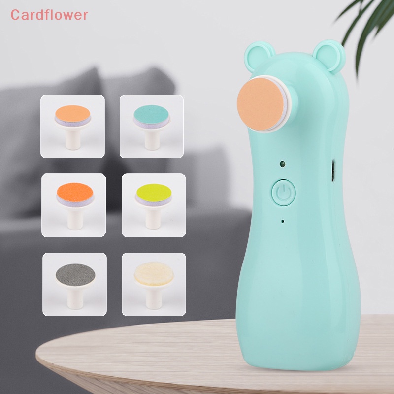 Dụng Cụ Cắt Móng Tay Bằng Điện &lt; Cardflower An Toàn Cho Bé Sơ Sinh Kèm Đèn