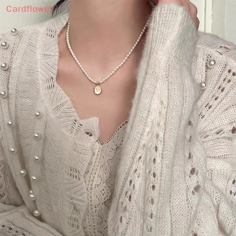 Vòng cổ Mặt Trái Tim Đính Ngọc Trai Nhân Tạo Nhiều Màu Sắc Thời Trang Mới