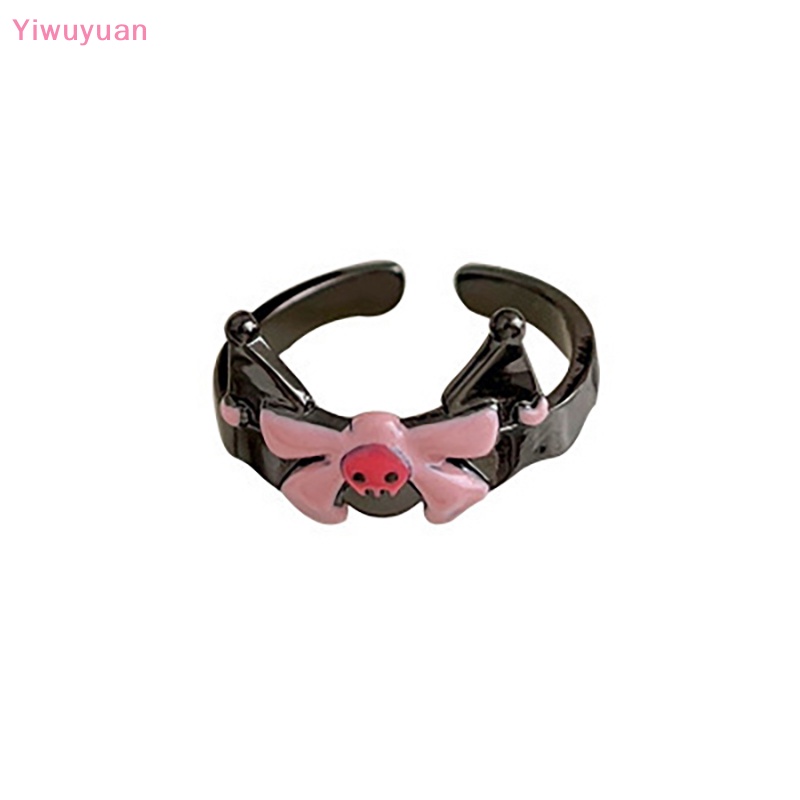 &lt; Yiwuyuan &gt; Nhẫn Hở Họa Tiết Hoạt Hình Sanrio Dễ Thương Cho Cặp Đôi / Tình Bạn / Đính Hôn / Đồ Chơi Quà Tặ