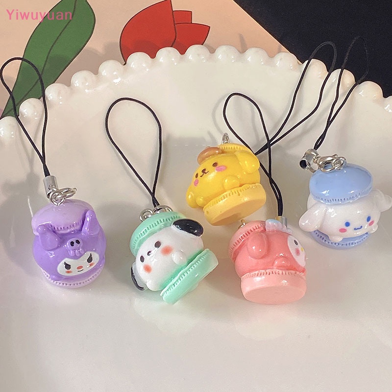 < Yiwuyuan > Sanrio Anime My Melody Móc Khóa Điện Thoại Dễ Thương Trang Trí Túi Xách Nữ Tính
