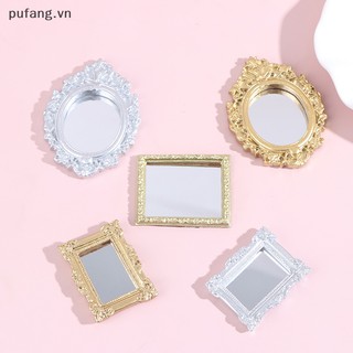 Gương treo tường mini tỷ lệ 1 / 12 trang trí nhà búp bê