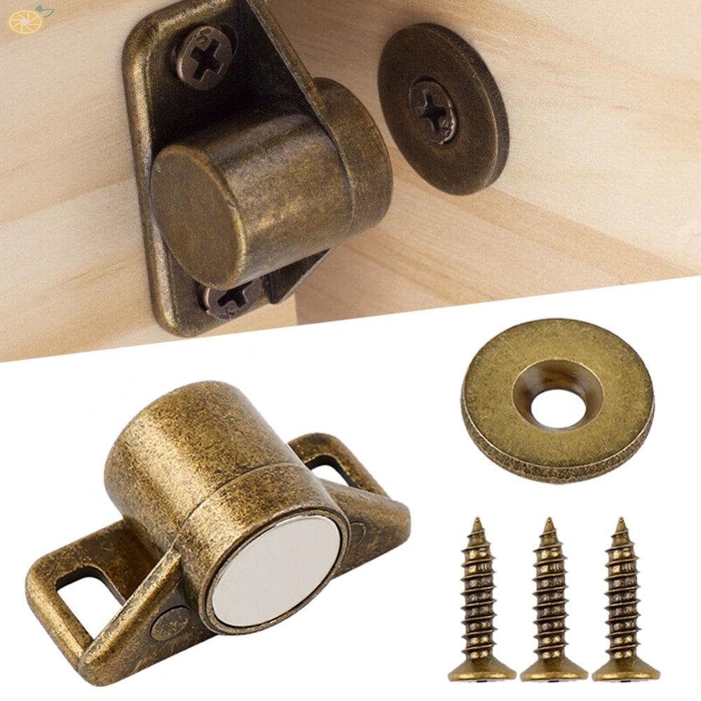 【VARSTR】Magnetic Catch Latch Green Bronze Strong Magnetic Zinc Alloy Cupboard Closer