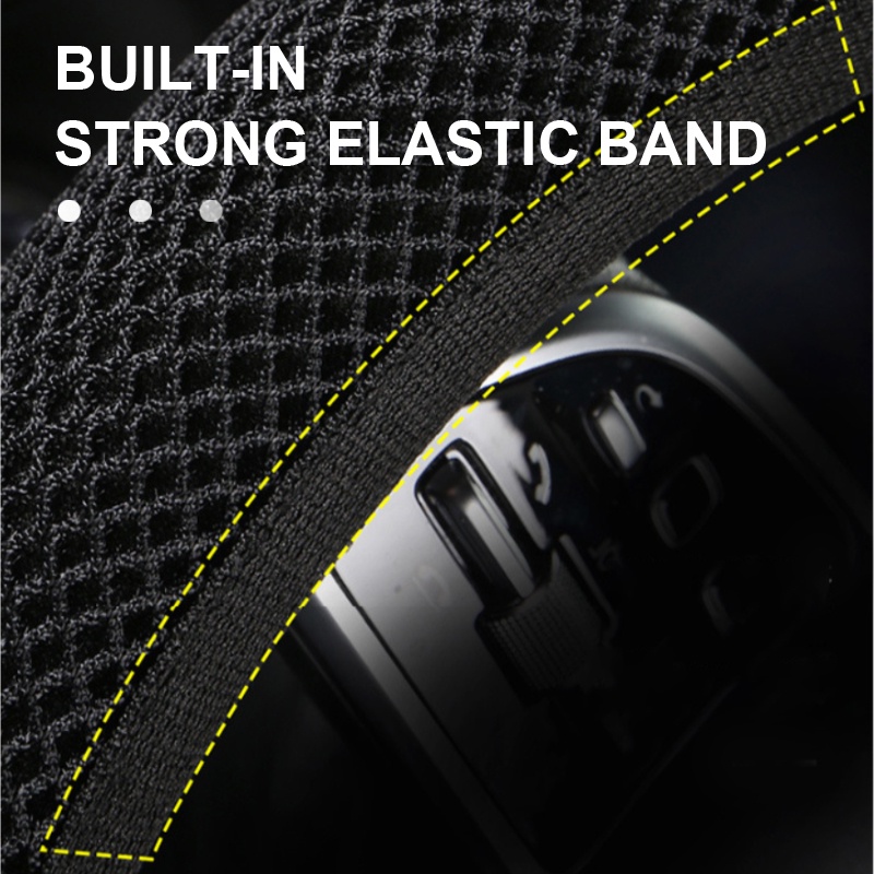 Vỏ Bọc Vô Lăng Xe Hơi Chống Trượt Thoáng Khí 38CM