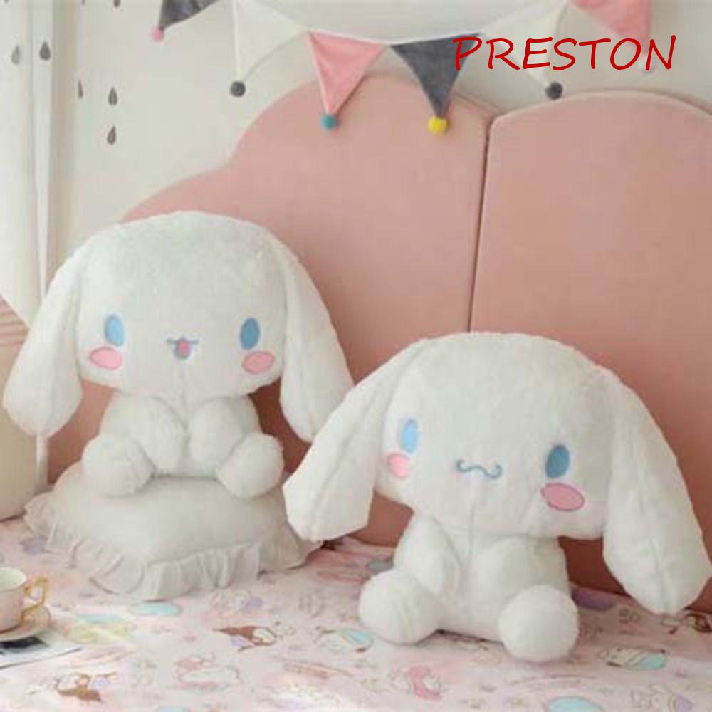 PRESTON Thú Nhồi Bông Hình Cinnamoroll Tai To Hoạt Hình Đáng Yêu