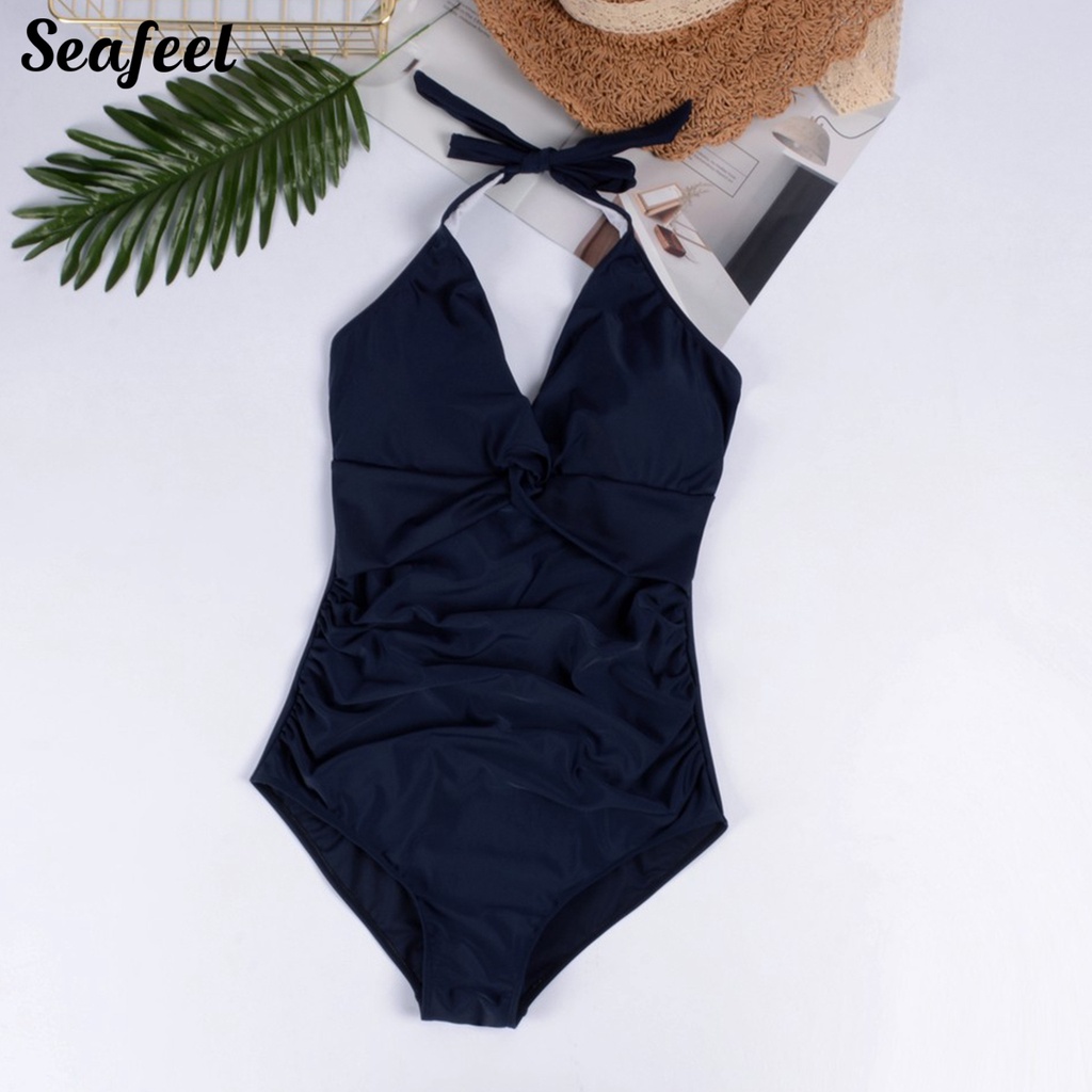 Đồ Bơi Thể Thao Cổ Chữ V Có Mút Đệm Dáng Ôm Thoáng Khí Thời Trang Cho Mẹ