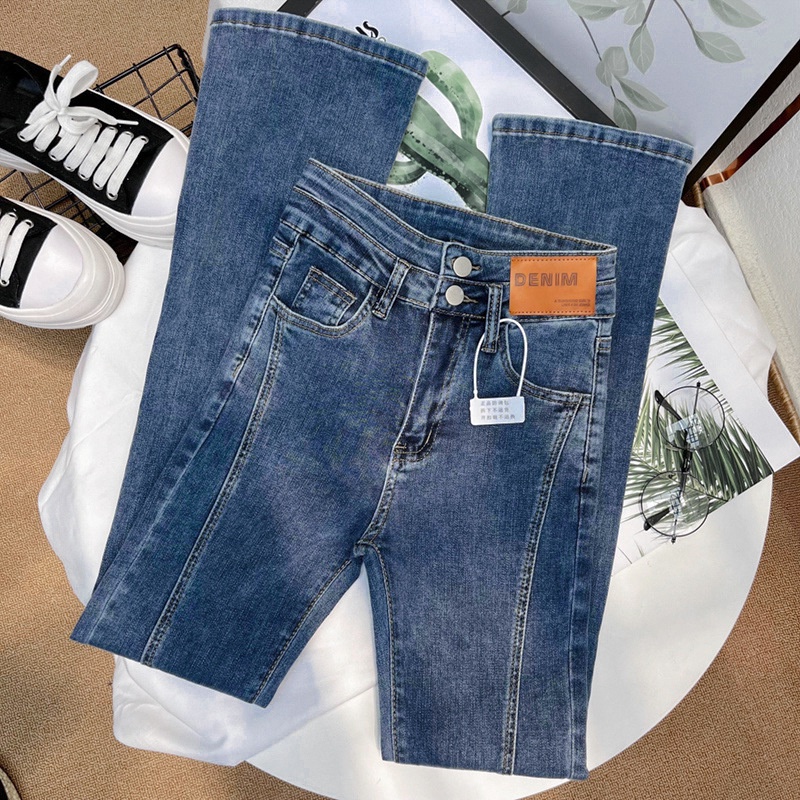 Quần Ống Đứng Cạp Cao Chất Liệu Co Giãn Thoải Mái pzj0506