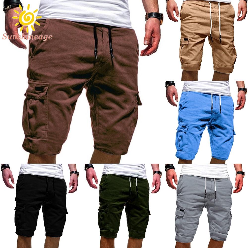 Quần Short Nam Có Túi Thời Trang Mùa Hè
