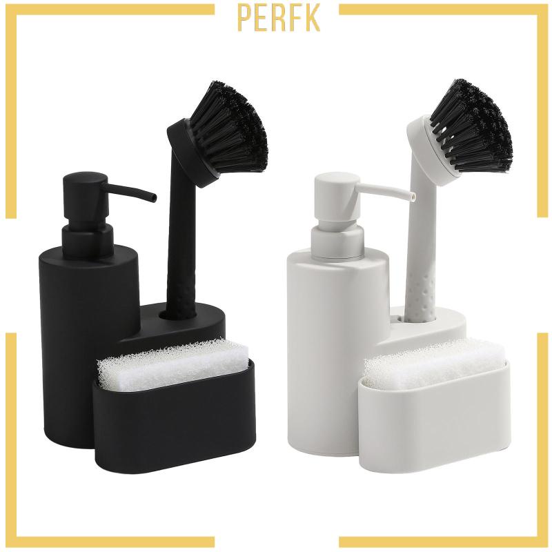 Bình Đựng Xà Phòng Có Giá Đỡ Bọt Biển 340ml Tiện Dụng