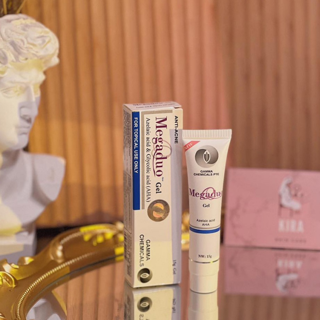 Megaduo Gel giảm mụn, giảm thâm, dưỡng da - Megaduo Azelaic acid & Glycolic acid  Gel 15g
