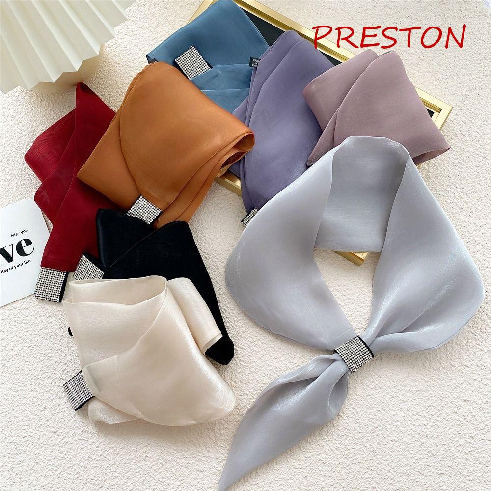 Khăn Choàng Lụa Satin Mềm Mại Thời Trang Cho Nữ