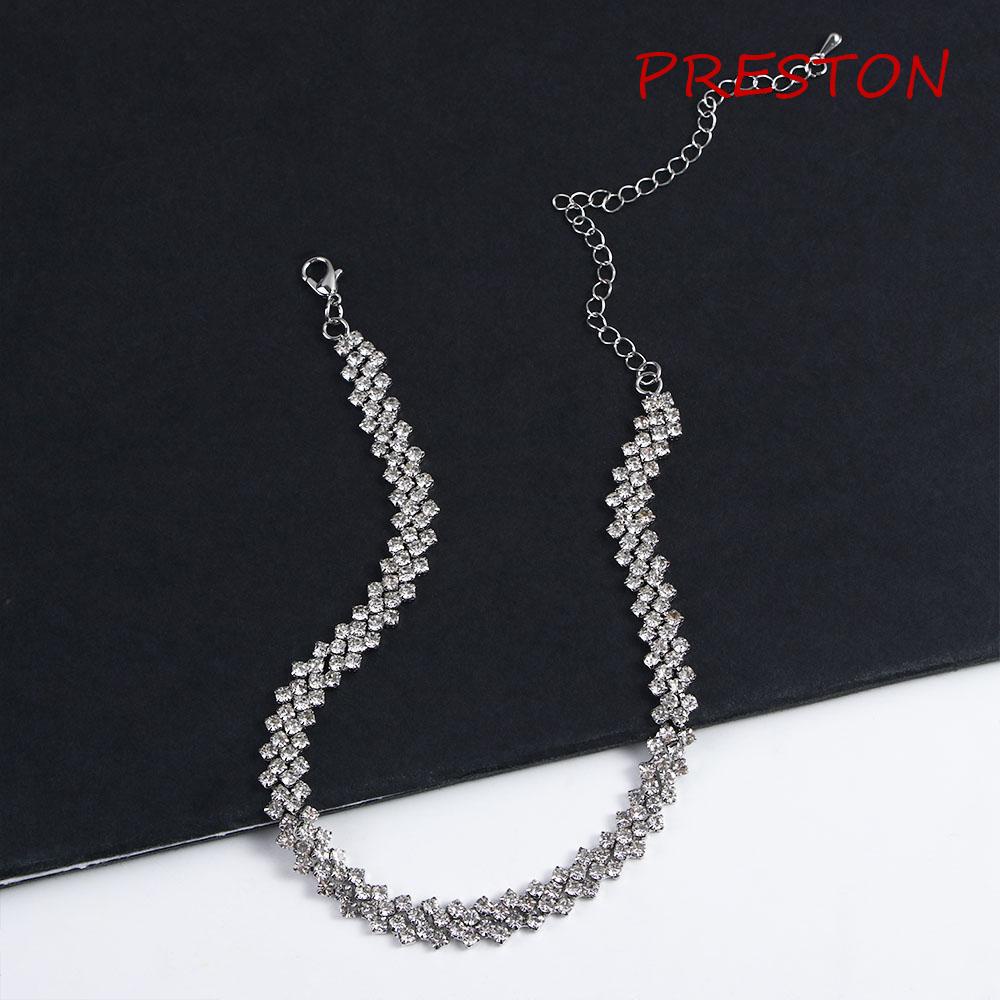 Toàn Bộ Vòng Cổ Choker Đính Đá Lấp Lánh Thời Trang Cho Nữ