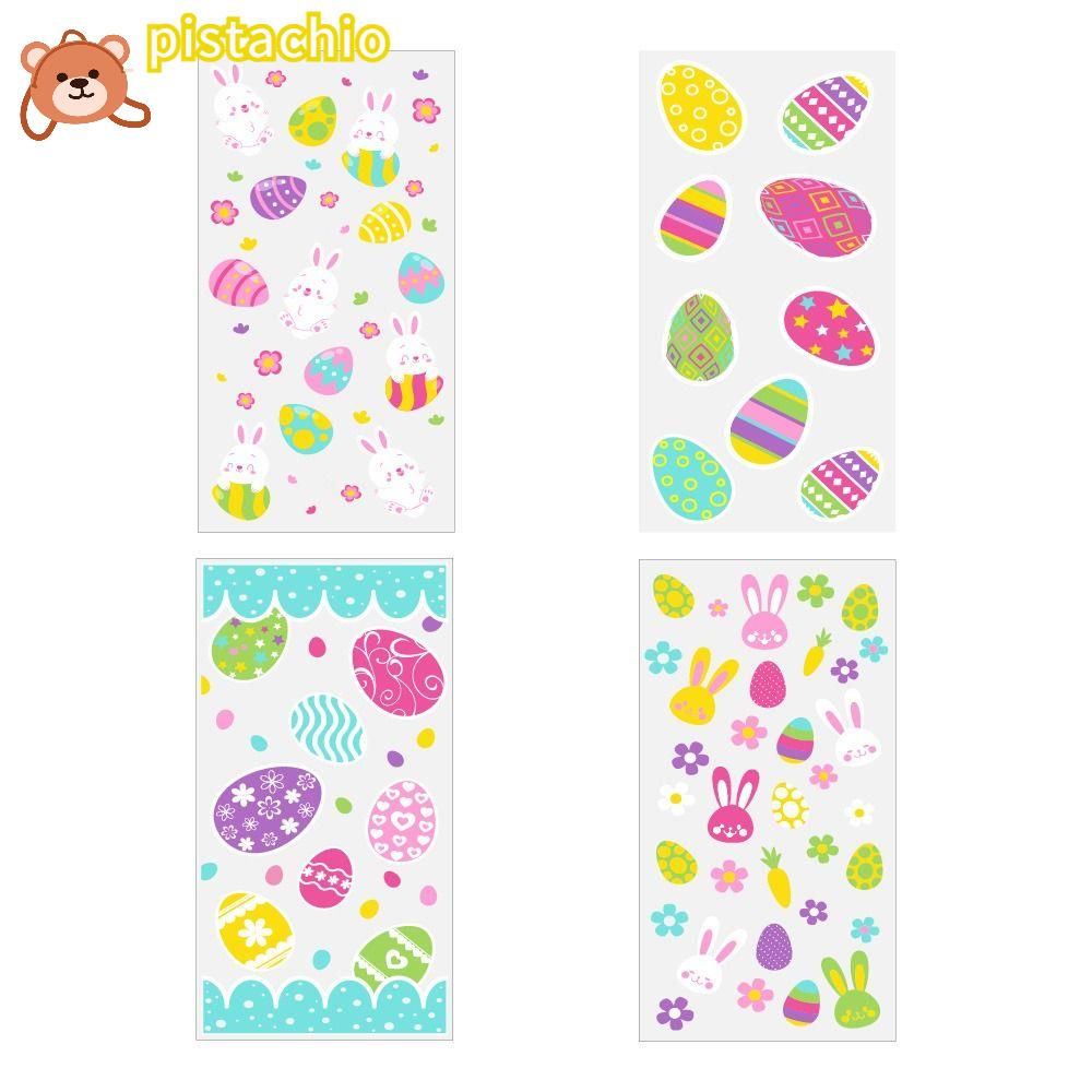 Set 100 Túi Đựng Kẹo Hình Thỏ Phục Sinh Dễ Thương