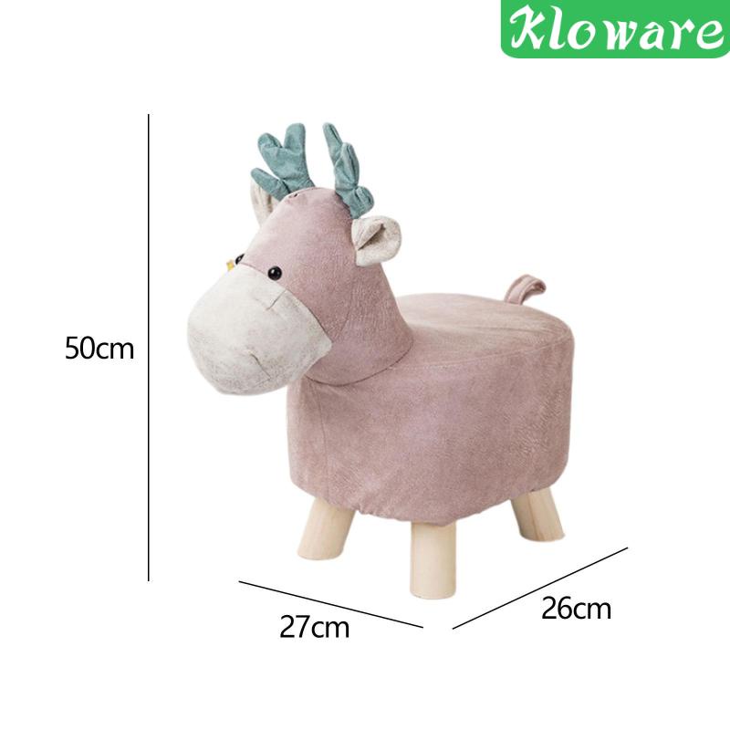 Ghế Đẩu Gác Chân Bằng Gỗ Đa Năng Hình Thú Hoạt Hình Cho Phòng Khách / Phòng Chơi / Phòng Khách