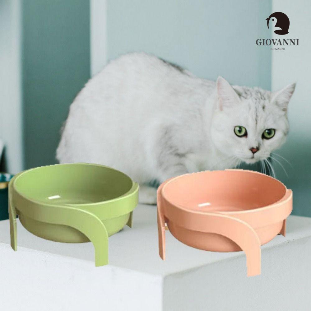 Tô Đựng Thức Ăn Cho Thú Cưng Bảo Vệ Cổ Chống Trượt Màu Sắc Ngọt Ngào