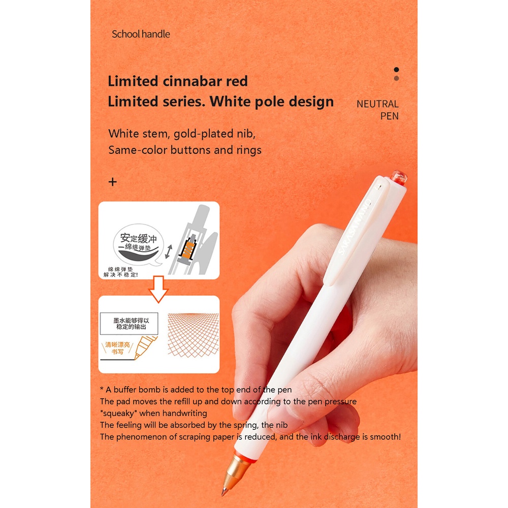 Bút Mực Gel SARASA NANO JJH72 Ngòi 0.38mm Nhiều Màu Sắc Tiện Dụng Cho Học Sinh DIY