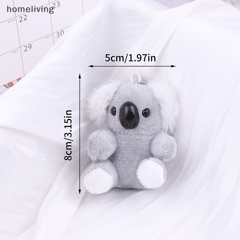 Móc Khóa Gấu Koala Nhồi Bông 8cm Dễ Thương