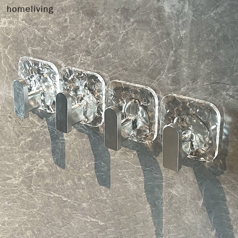 1 Móc Treo Khăn Gắn Tường Bằng Acrylic Chống Rỉ Sét Tiện Dụng Cho Nhà Bếp / Phòng Tắm