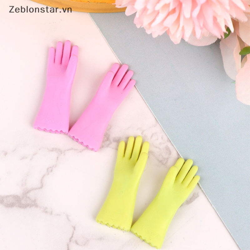 1 Cặp Găng Tay Làm Bánh Tỉ Lệ 1: 6 Dành Cho Nhà Búp Bê